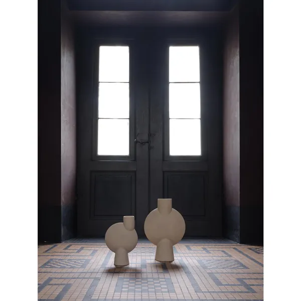 Sphere Vase Bubl Large Sand