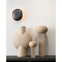 Sphere Vase Bubl Hexa Sand