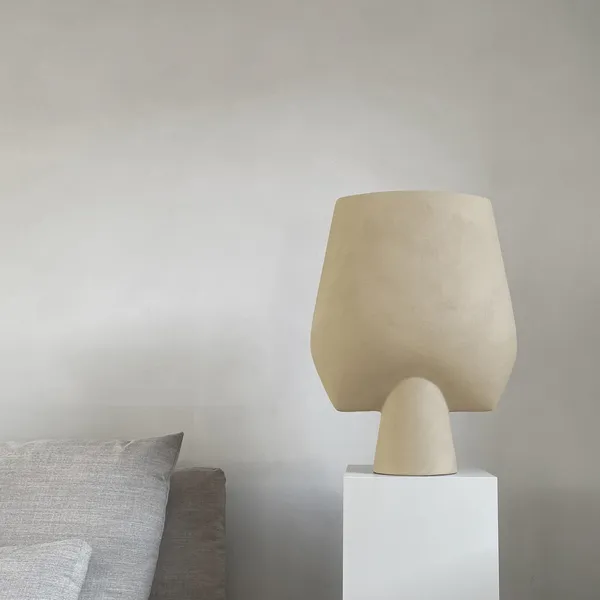 Sphere Vase Square Hexa Sand