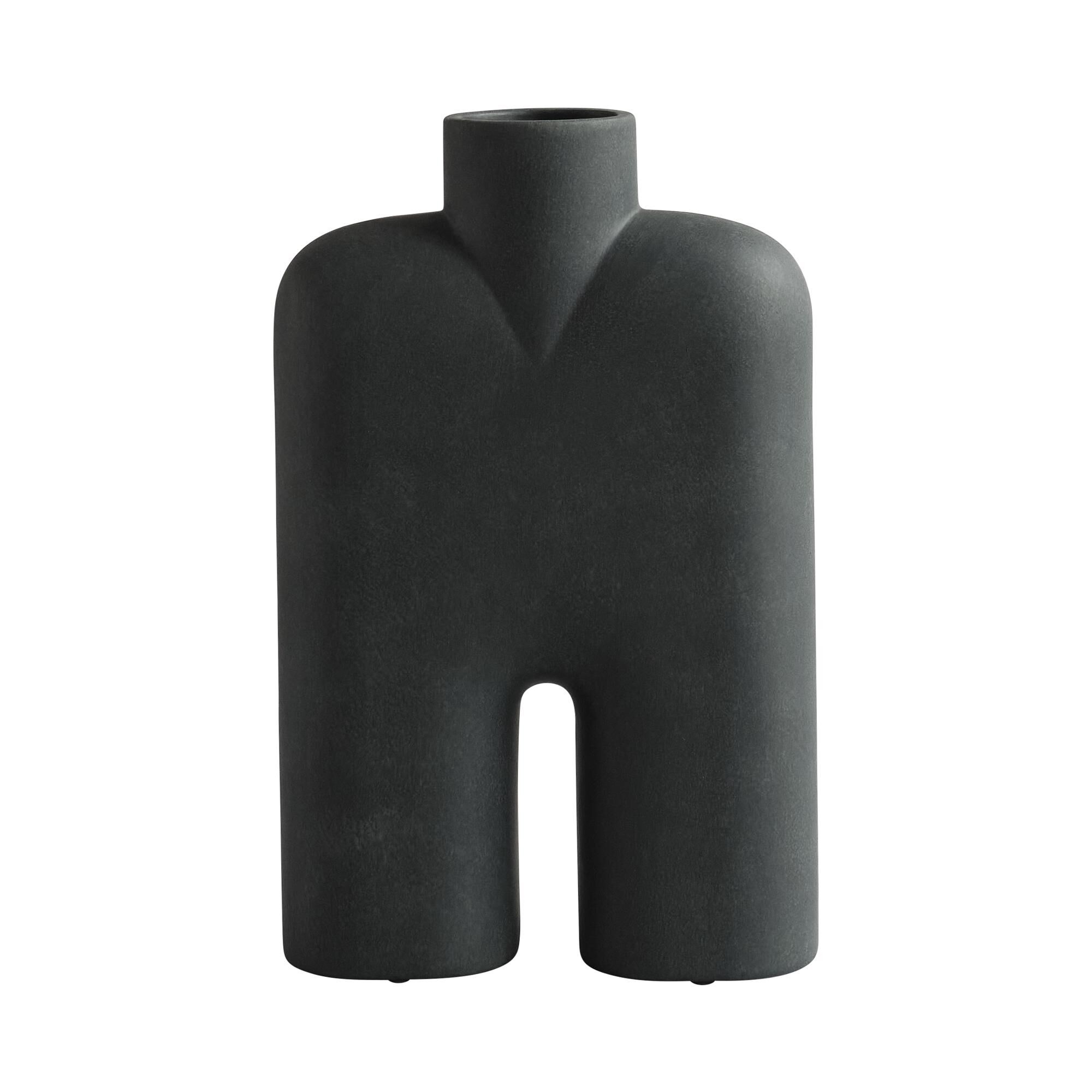 Cobra Vase Høy Hexa Sort