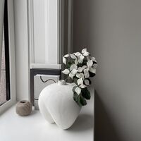 Sumo Vase Mini Bone White