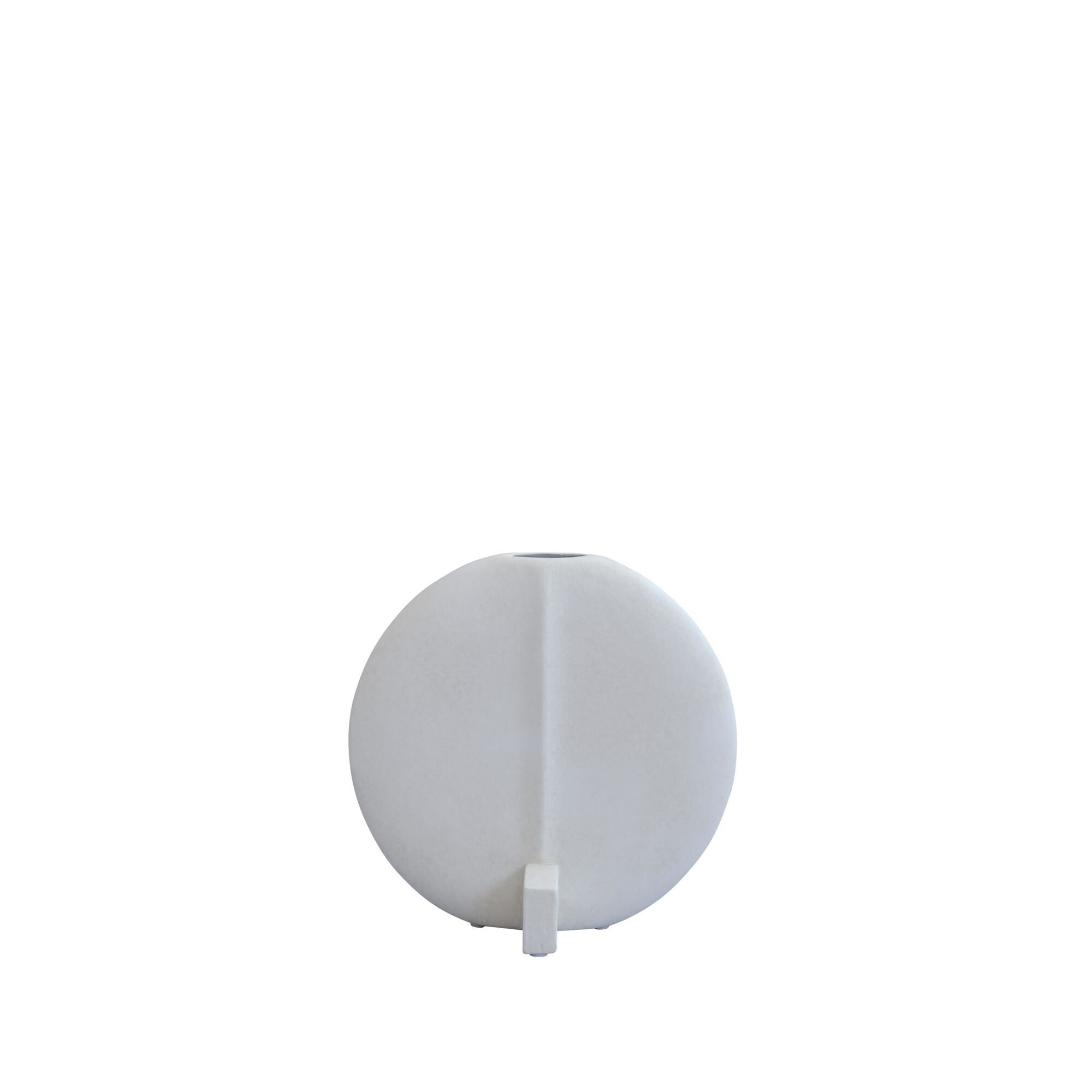 Guggenheim Vase Petit Bone Hvit