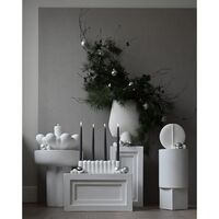Guggenheim Vase Petit Bone Hvit