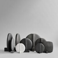 Guggenheim Vase Petit Bone Hvit