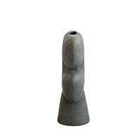 Tribal Vase Large Dark Grey