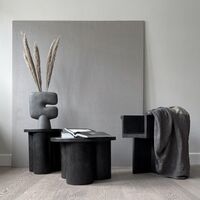 Tribal Vase Large Dark Grey