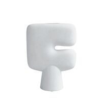 Tribal Vase Large Bone White