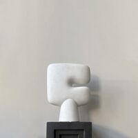Tribal Vase Large Bone White
