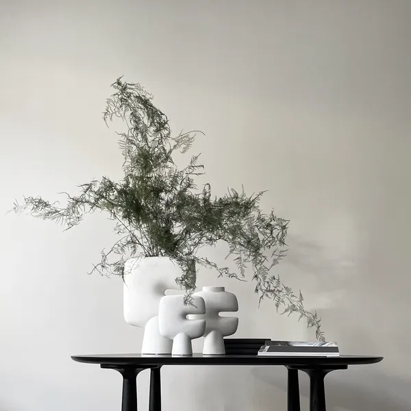 Tribal Vase Large Bone White