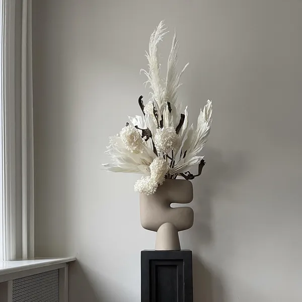 Tribal Vase Large Sand