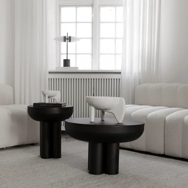 Crown Coffee Table High Burnt Black