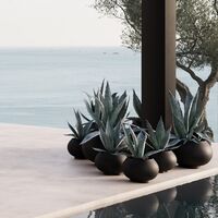 Urchin Planter Medium Kaffe