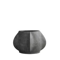 Sheet Plant Pot Medium Dark Grey