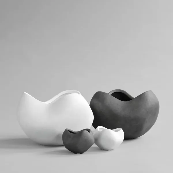 Curve Bowl Groot Bone Wit