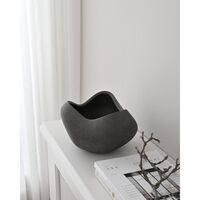 Curve Bowl Groot Donkergrijs