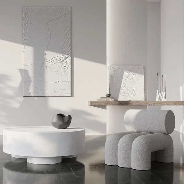 Curve Bowl Groot Donkergrijs