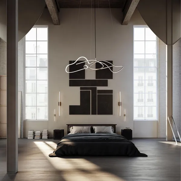 Ghost Chandelier Large Chrome