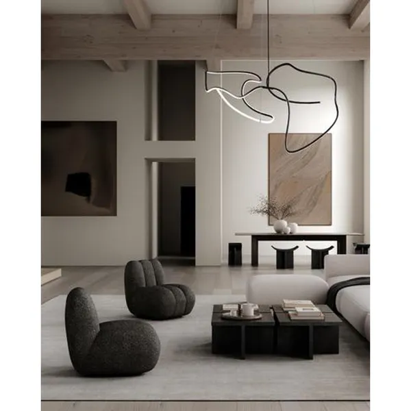 Ghost Chandelier Large Chrome