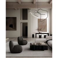 Ghost Chandelier Large Chrome