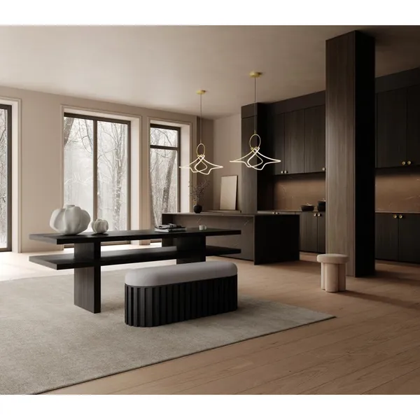 Kumo Lysekrone Lille Messing