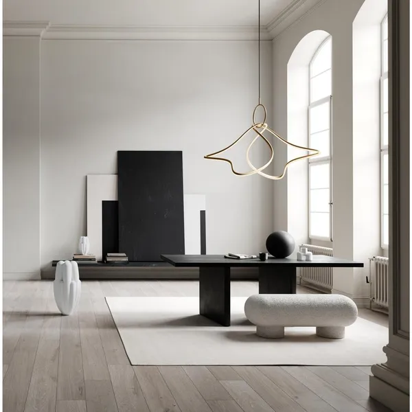 Kumo Lysekrone Lille Messing