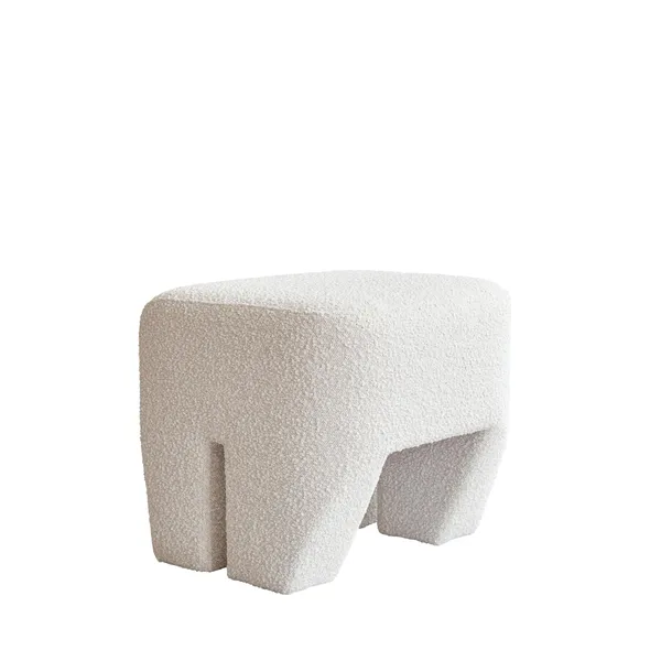Sculpt Tabouret Blanc Cassé