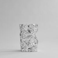 Kami Vase , Groß , Chrom