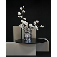 Kami Vase , Groß , Chrom