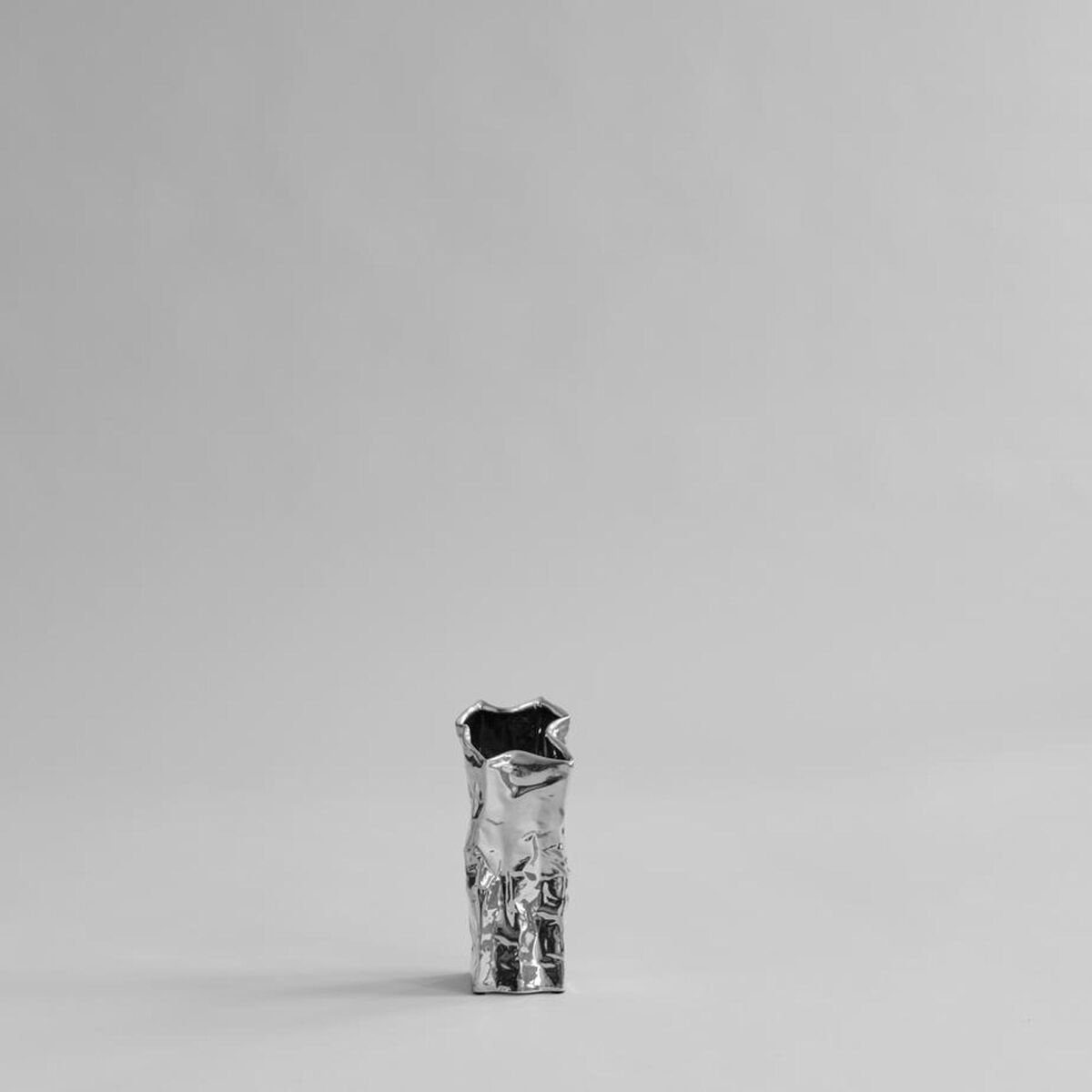 Kami Vase Klein Chrom