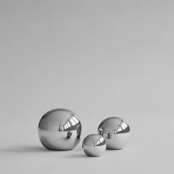 Gallery Balls 3er-Set Chrom
