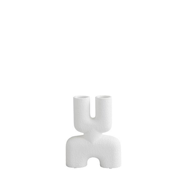 Cobra Double Vase Mini Bubble White