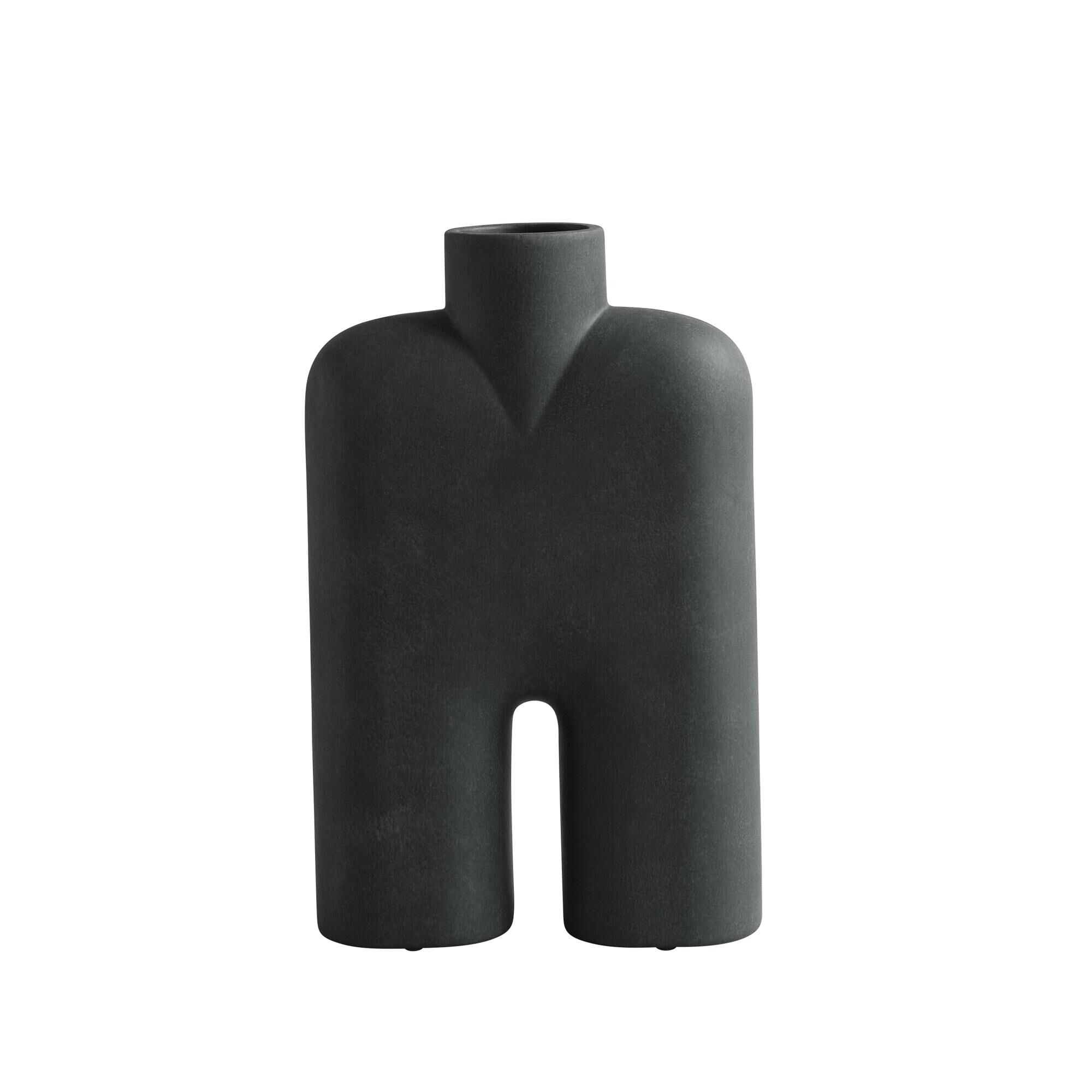 Cobra Vase Høy Medium Sort