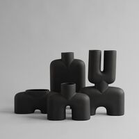 Cobra Vase High Medium Kaffee