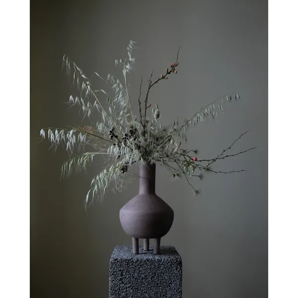 Duck Vase Gras Taupe