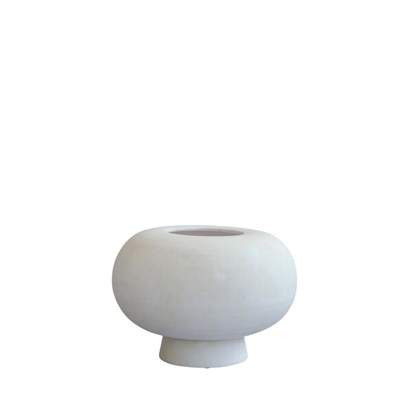 Kabin Vase Fat Bone White