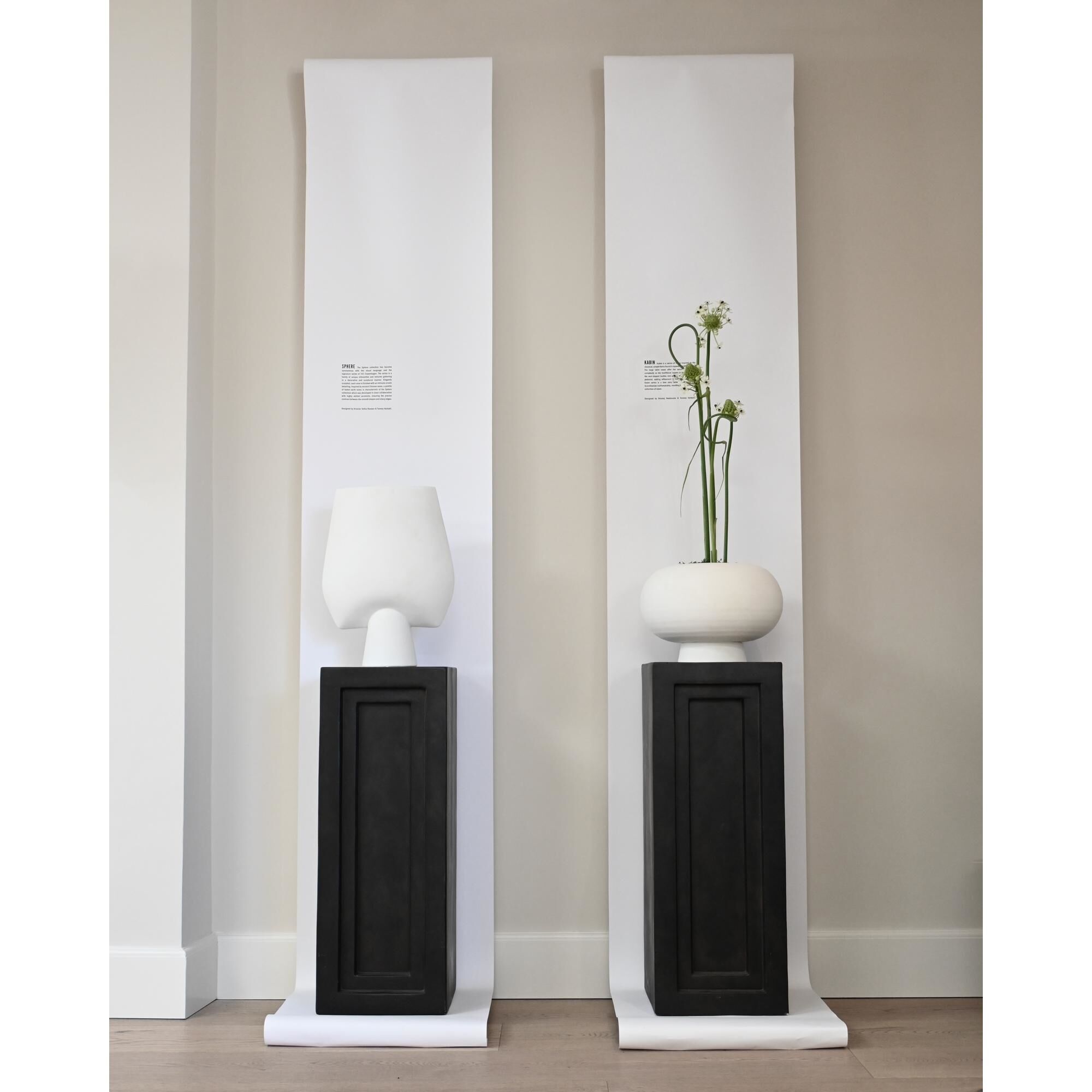 Kabin Vase Fat Bone White | AndLight
