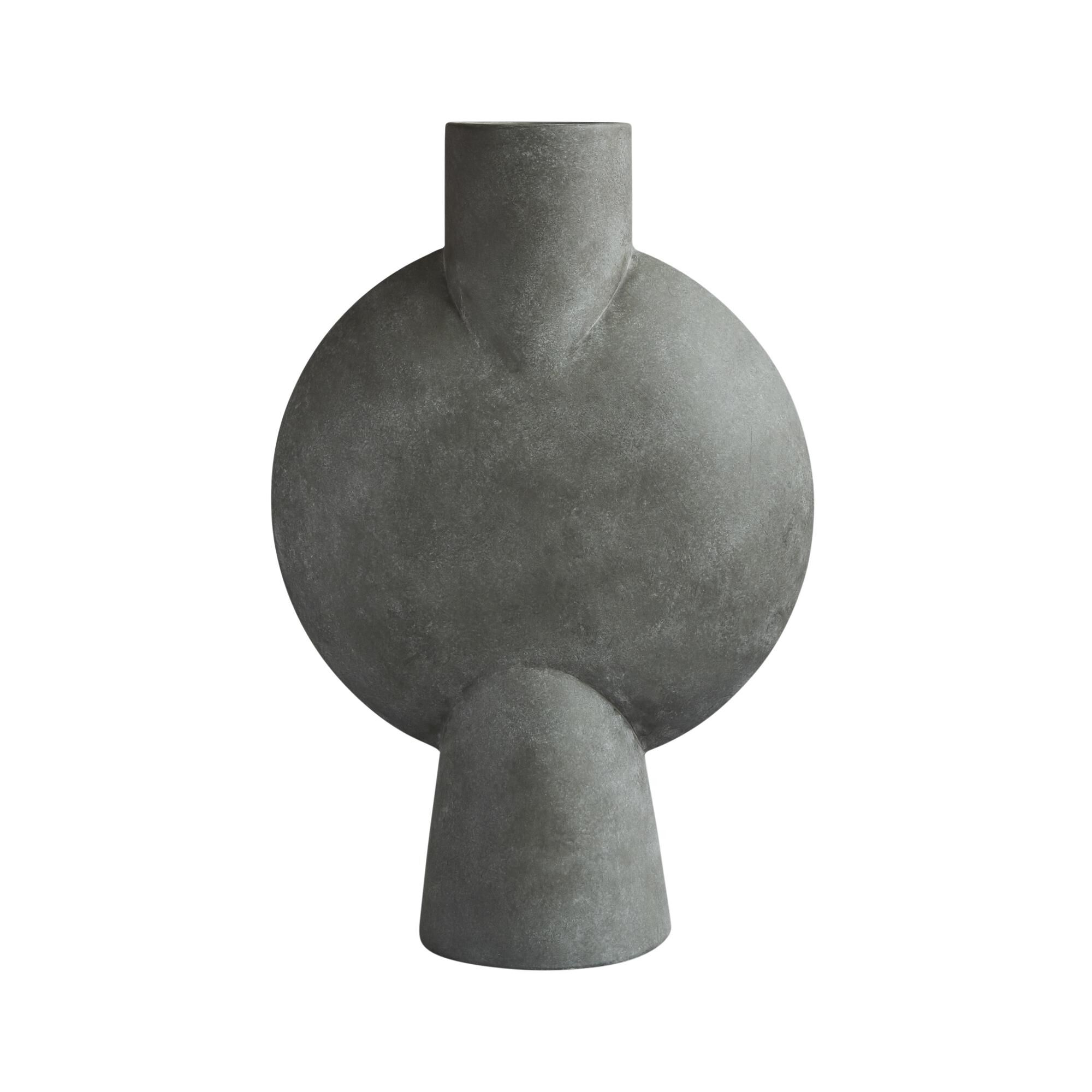 Sphere Vase Bubble Hexa Mørkegrå