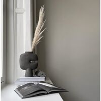 Tribal Vase Medium Mørkgrå