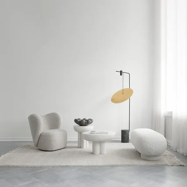 Crown Coffee Table High Bone White