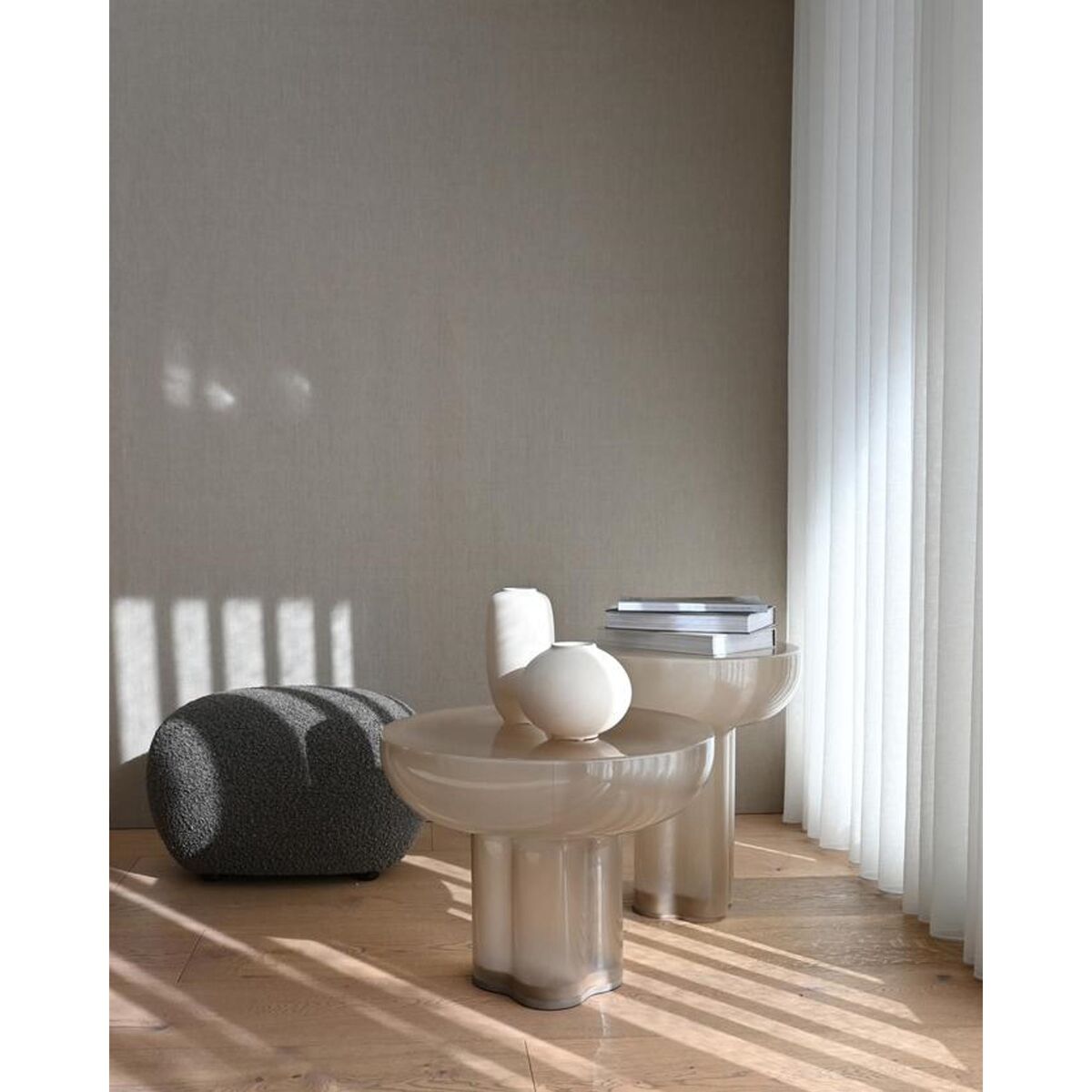 Crown Table D'appoint Basse Smoked Desert