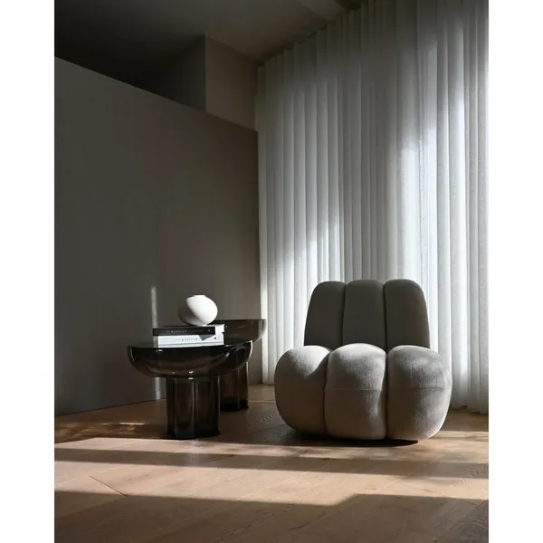 Crown Side Table Low Smoked Forest