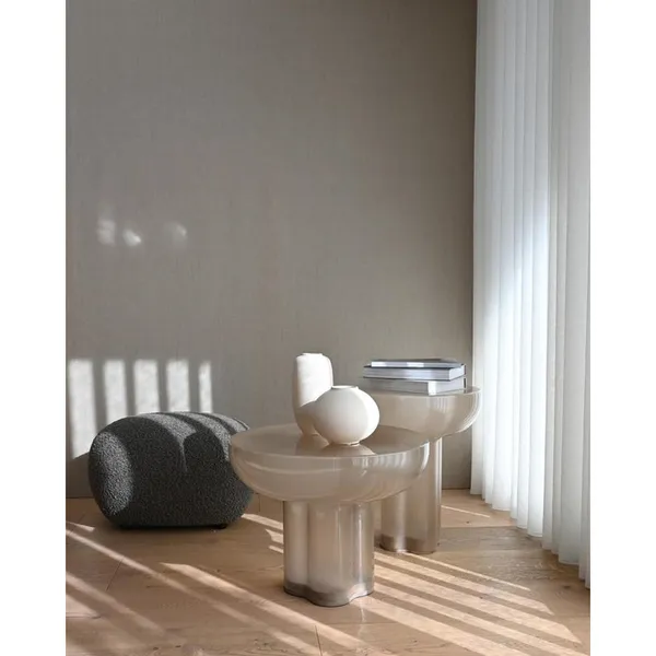 Crown Side Table Low Smoked Forest