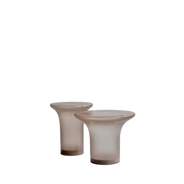 Trumpet Side Table Low Smoked Desert