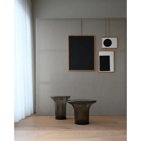 Trumpet Side Table Low Smoked Desert
