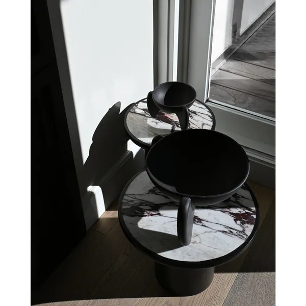Trumpet Side Table Low Smoked Desert