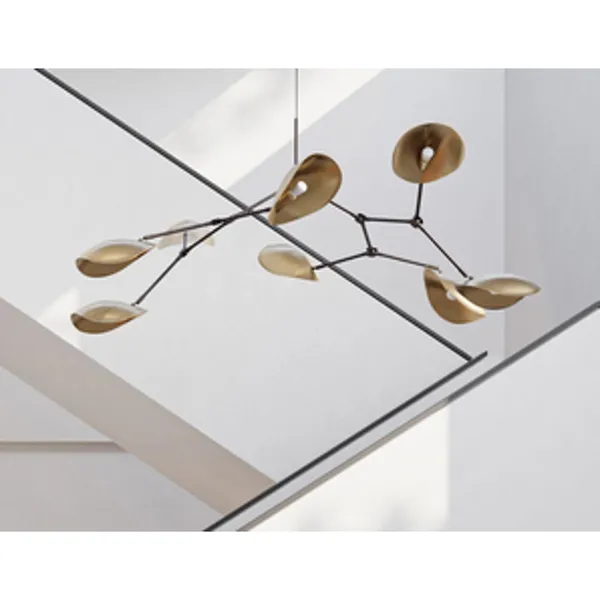 Stingray Chandelier Burnt Black