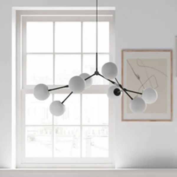 Drop Bulb Hanglamp Groot Grijs