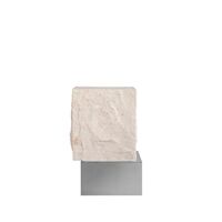 Temple Coffee Table High Chrome/Limestone