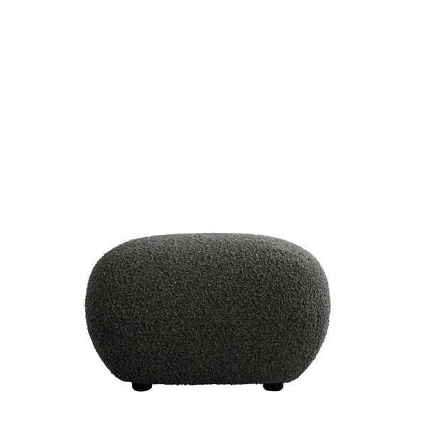 Toe Ottoman Deep Taupe
