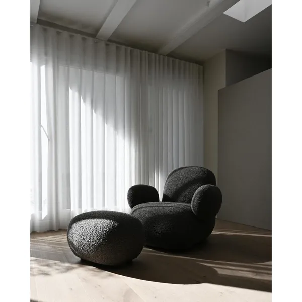 Toe Ottoman Deep Taupe